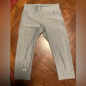 Gray Under Armour Capri Leggings